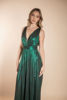 Imagen de Vestido Metálico Cuello V Profundo