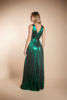 Imagen de Vestido Metálico Cuello V Profundo