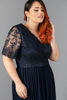 Imagen de Vestido Blusa Encaje Plisado