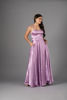 Imagen de Maxi Dress Satin, Espalda Descubierta, Falda Amplia