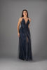 Imagen de Maxi Dress Tull Brillo Cuello V Profundo