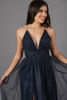 Imagen de Maxi Dress Tull Brillo Cuello V Profundo