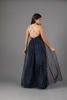 Imagen de Maxi Dress Tull Brillo Cuello V Profundo