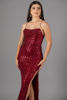 Imagen de Maxi Dress Lentejuelas Tirantes, Detalle Espalda     (Exclusivo Pagina)