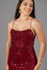Imagen de Maxi Dress Lentejuelas Tirantes, Detalle Espalda     (Exclusivo Pagina)