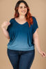 Imagen de Blusa Cuello V Tie Dye       (Exclusiva Pagina)