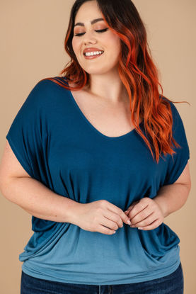 Imagen de Blusa Cuello V Tie Dye       (Exclusiva Pagina)