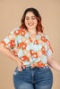 Imagen de Blusa Print Floral Cuello V       (Exclusiva Pagina)