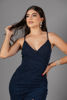 Imagen de Maxi Dress Brillo Con Abertura Falda