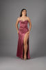 Imagen de Maxi Dress Satin Estilo Corse, Detalle Espalda      (Exclusivo Pagina)