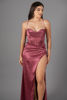 Imagen de Maxi Dress Satin Estilo Corse, Detalle Espalda