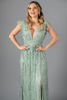 Imagen de Maxi Dress Cuello V Profundo Brillo