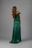 Imagen de Maxi Dress estilo Corse, Blusa Encaje, Falda Satin