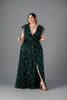 Imagen de Maxi Dress Tull Brillante, Escote Profundo
