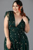 Imagen de Maxi Dress Tull Brillante, Escote Profundo