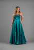 Imagen de Maxi Dress Satin, Espalda Descubierta, Falda Amplia