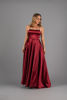 Imagen de Maxi Dress Satin, Espalda Descubierta, Falda Amplia            (Exclusivo Pagina)