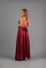 Imagen de Maxi Dress Satin, Espalda Descubierta, Falda Amplia            (Exclusivo Pagina)