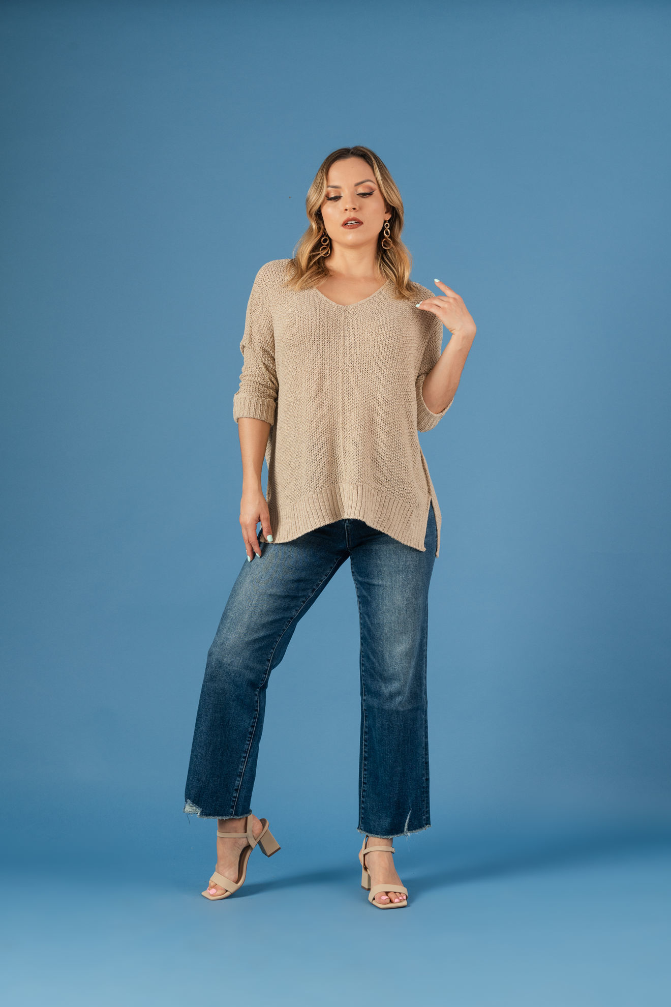 Imagen de Blusa Sweater Cuello V