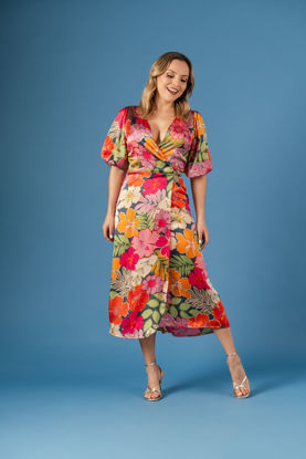 Imagen de Vestido Estampado Cruzado