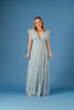 Imagen de Maxi Dress Tull Brillo Cuello V Profundo