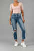 Imagen de Super HIgh RIse Stretch Slim Straight Jeans (Shirley)   (Exclusiva Pagina)
