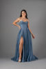 Imagen de Vestido Corse Falda Amplia, Con Brillo