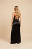 Imagen de Maxi Dress Satin Estilo Corse, Detalle Espalda