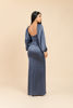 Imagen de Vestido Satin Off Shoulder Manga Larga (Exclusivo Página)