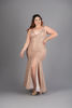 Imagen de Maxi Dress Brillo Cuello V              (Esclusivo Pagina)