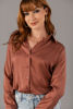 Imagen de Blusa Camisera Manga Larga Satin     (Exclusivo Pagina)