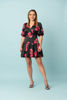 Imagen de Vestido Satin Floral Corto                                                  (Exclusivo Pagina)