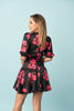 Imagen de Vestido Satin Floral Corto                                                  (Exclusivo Pagina)