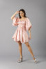 Imagen de Vestido Satin off Shoulder, Falda Campana       (Exclusivo Pagina)