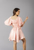 Imagen de Vestido Satin off Shoulder, Falda Campana       (Exclusivo Pagina)