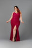 Imagen de Vestido Tirante Drapeado Talla Plus                    (Exclusivo Pagina)