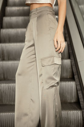 Imagen de Pantalón Estilo Cargo En Satin    (Exclusivo Pagina)