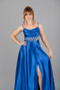 Imagen de Maxi Dress Satin Estilo Corse, Falda Amplia