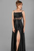 Imagen de Maxi Dress Satin Estilo Corse, Falda Amplia