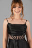 Imagen de Maxi Dress Satin Estilo Corse, Falda Amplia