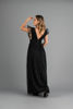 Imagen de Maxi Dress Tull Brillo Cuello V Profundo