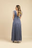 Imagen de Maxi Dress Tull Brillo Cuello V Profundo