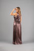 Imagen de Vestido Metálico Cuello V Profundo