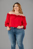 Imagen de Blusa Off Shoulder Manga Larga       (Exclusiva Pagina)    (Corre grande la Talla)