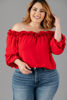 Imagen de Blusa Off Shoulder Manga Larga       (Exclusiva Pagina)    (Corre grande la Talla)