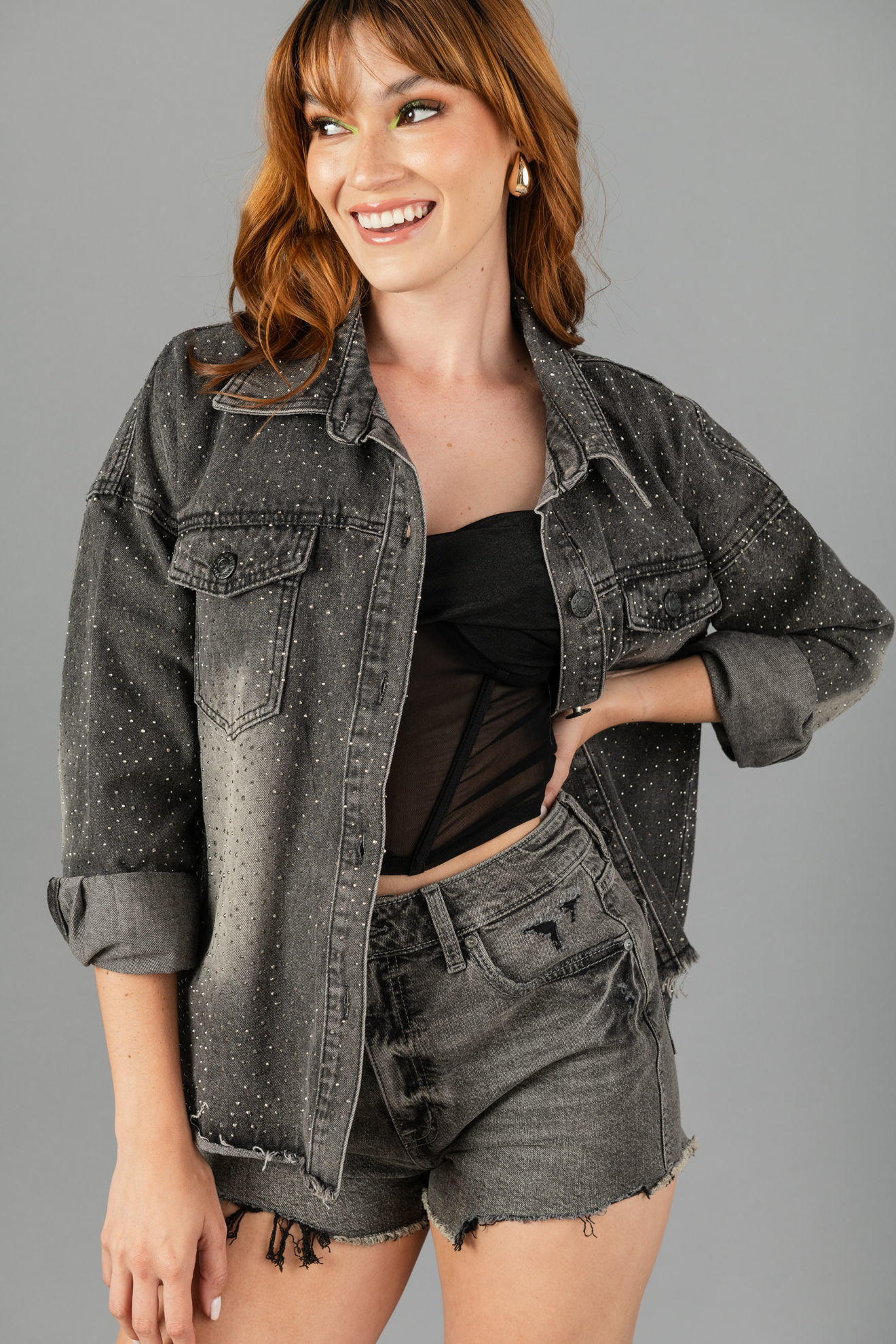 Imagen de Jacket Denim Con Brillo      (Exclusiva Pagina)
