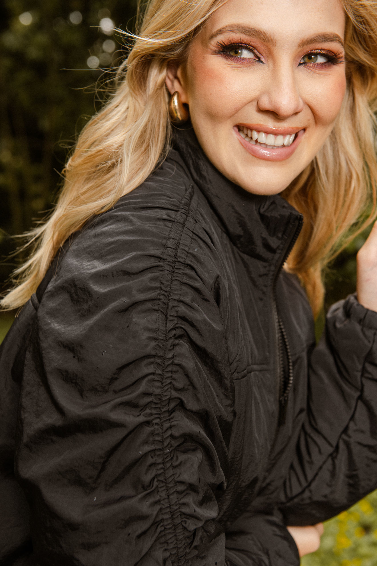 Imagen de Jacket Bomber Detalle Mangas   ( Exclusiva Pagina)