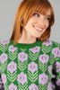 Imagen de Sweater Flores Cuello Redondo