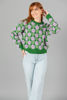 Imagen de Sweater Flores Cuello Redondo