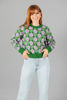 Imagen de Sweater Flores Cuello Redondo